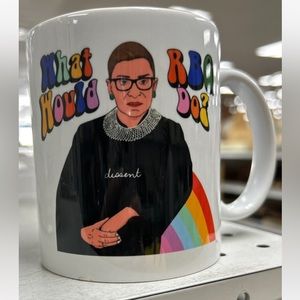 Colorful -What Would Ruth Bader Ginsburg Do? Mug Equality Mug Equal Rights Mug
